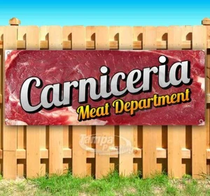 Cartel Bandera Vinilo Publicitario CARNICERIA Muchos Tamaños USA CARNE ESPAÑOL - Imagen 1 de 6