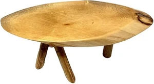 TJ Global Rustic Small Long Wood Slice Plant Stand, Mini Wooden Stool Vase... - Picture 1 of 7