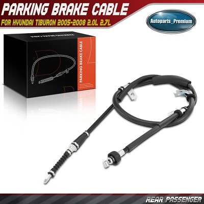 全新右后停车制动电缆 适用于现代 Tiburon 2005 - 2008 L4 2.0L V6 2.7L — 第 1/4 张图片