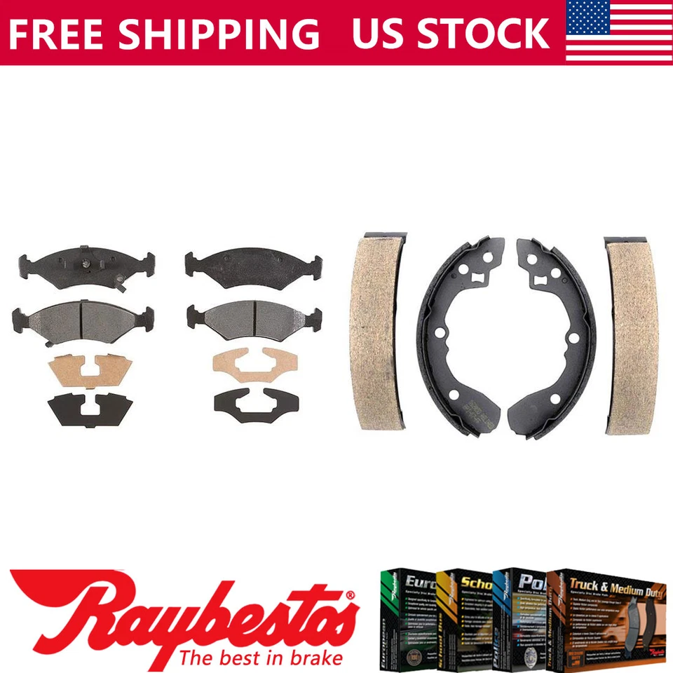 Pastillas de freno delanteras metálicas y zapatas traseras Element3 para Kia Sephia 1995-2000 Foto 1 de 4