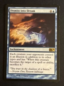 1x Dismiss into Dream (50) Set Base 2014 M14 LP MTG Magic the Gathering x1 MKE - Foto 1 di 2