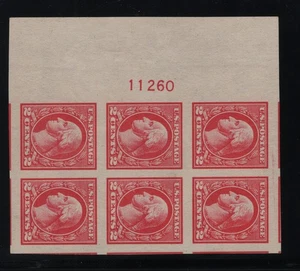 533 Superb -XF mit PSE Zertifikat 95 OG LH Plattenblock schöne Farbe! siehe bild! - Bild 1 von 2