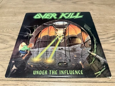 Overkill ‎– Under The Influence LP 1988 Megaforce - Original release  81865-1 - Image 1 of 4