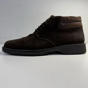Salvatore Ferragamo Herren US 7,5 D Braun Wildleder Chukka Stiefel Knöchel Elegant Schuhe - Bild 1 von 14