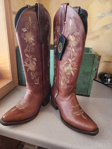 Western Boots Skull Mckenna Ladies Cowgirl Boots New - Picture 1 of 10