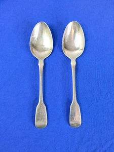 George IV Sterling Silber Geige Dessertlöffel 1823 Thomas Wilkes Barker  - Bild 1 von 14