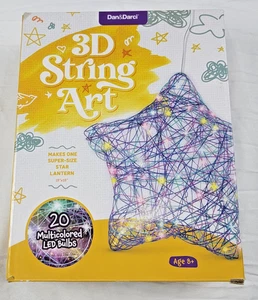 String Art 3DKit  Dan &Darci | LED Lights | Star Lantern DIY Craft NEW Open Box - Foto 1 di 6