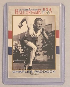 Charles Paddock 1991 U.S. Impel Olympicards Hall Of Fame #85 Athletics - Picture 1 of 2