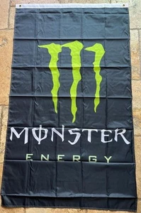 Monster Energy Drink 3x5 ft Flagge vertikales Design Banner Höhle Dekor - Bild 1 von 1