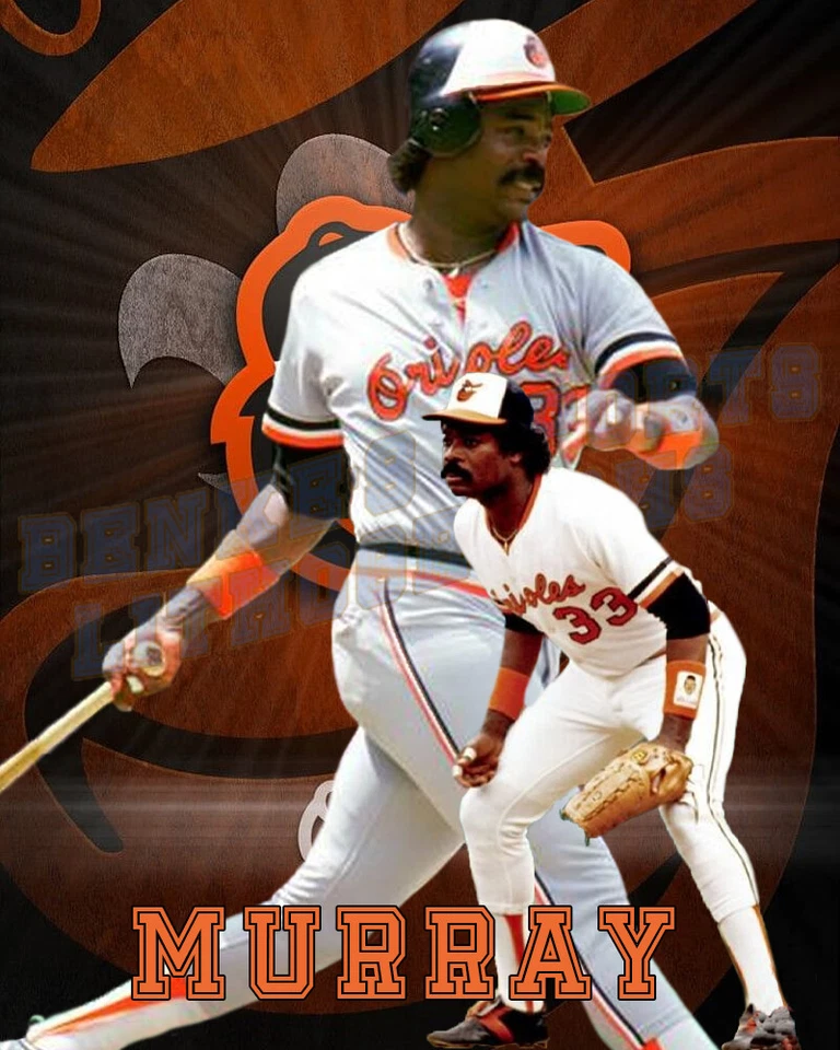 Baltimore Orioles Lithograph print of  Eddie Murray 2022 - Image 1 of 1