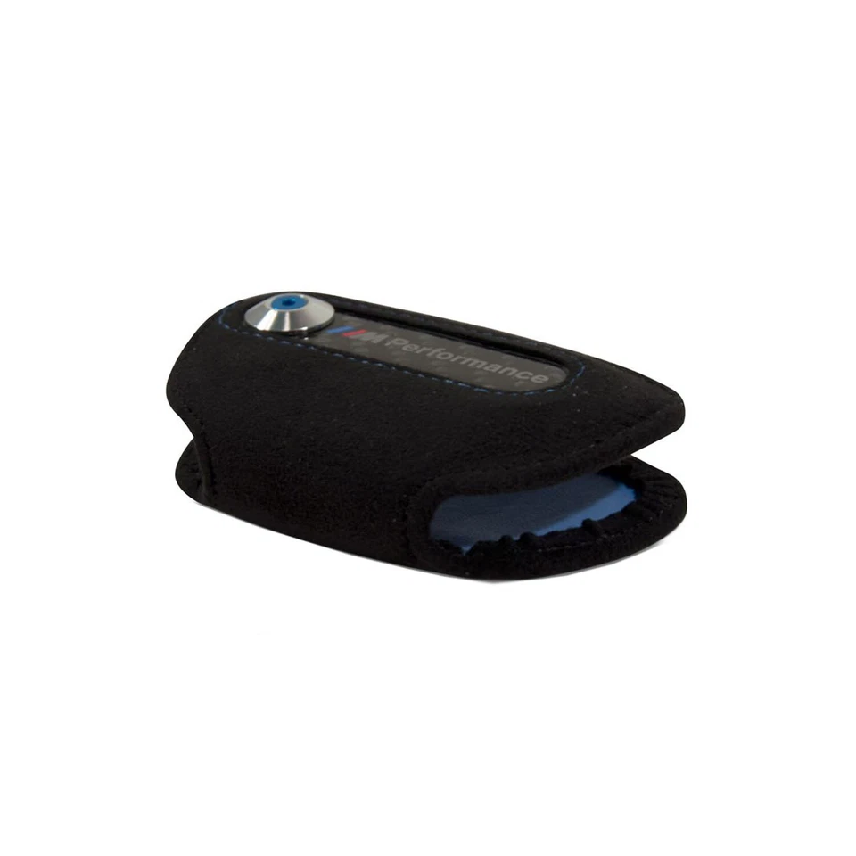 For BMW F15 F16 G11 G12 F48 F85 M Performance Suede Key Case Fob Holder Genuine - Image 1 of 1