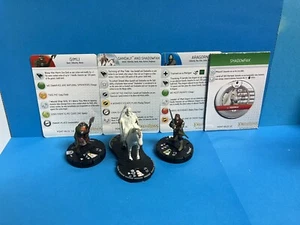 GANDALF AND SHADOWFAX #034A +#034B/C Lord of the Rings The Two Towers w/ Aragorn - Picture 1 of 2