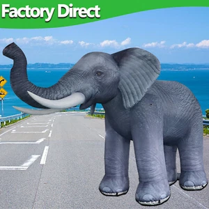 Inflatable Animals 5m17ft Tall Inflatable Elephant Cartoon For Event Advertising - Picture 1 of 23
