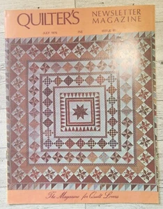 Vintage Quilter's Newsletter Magazine ~ Vol 7, No 7, Issue 81 July 1976 - Picture 1 of 10