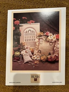 Shepherd's Bush English Garden Counted Cross Stitch Four Patterns 1988 - Picture 1 of 5