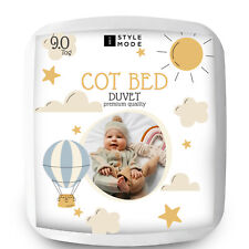 COT BED DUVET AND PILLOW FOR BABY TODDLER MICROFIBRE QUILT 4.5TOG, 7.5TOG, 9TOG