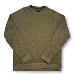 Abercrombie and Fitch Olive Green Crewneck Sweatshirt Long Sleeve Pullover Men L - Picture 1 of 6