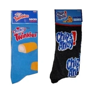 Men's Crew Socks CHIP AHOY and TWINKIES ( Fits Size 6 to 12 ) - Picture 1 of 1