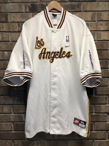 Nike Team Issue NBA Los Angeles Lakers Warmup Shooting Jacket Size XL Home Rare - Picture 1 of 11