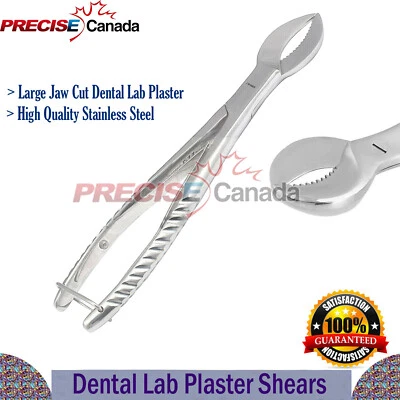 PRECISE CANADA Dental Lab Plaster Shears Scissors 8" Cutting Pliers Dental Surgical Tools
