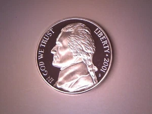 2001-S 5C (Proof) Jefferson Nickel **FREE SHIPPING** - Picture 1 of 2