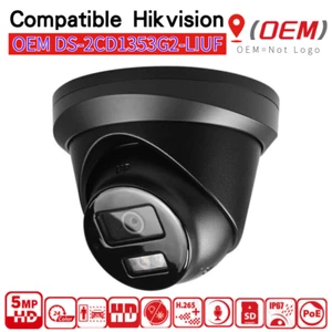 Hikvision OEM 5MP Colo IP POE fotocamera microfono Hybird doppia luce IR DS-2CD1353G2-LIUF - Foto 1 di 24
