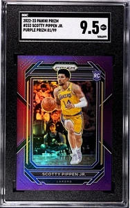2022-23 Panini Prizm Scotty Pippen Jr. Rookie 81/99 Purple Prizm SGC 9.5 Mint+ - Picture 1 of 2