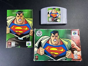 Superman N64 CIB Caja Manual Nintendo Auténtico 1999 - Imagen 1 de 11