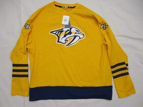 Adidas HA5769 Nashville Predators Sweater Yellow - Size XL Cover