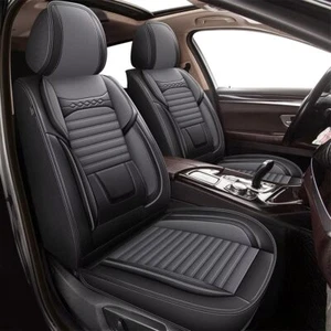 Car Front Rear Seat Covers PU Leather Full Set For Volkswagen Taos 2021-2024 Pad - Picture 1 of 7
