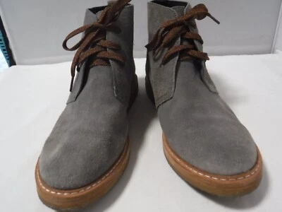 PM3 Clarks Originals Desert Coal Classic Boots Women's 9.5 Gray Leather Chukka - Image 1 of 4
