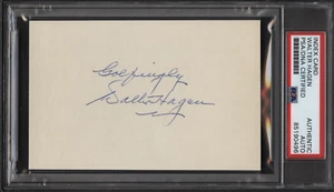 WALTER HAGEN Golf Legend Signed Autographed 3.5 x 5 Index Card - PSA - Picture 1 of 2
