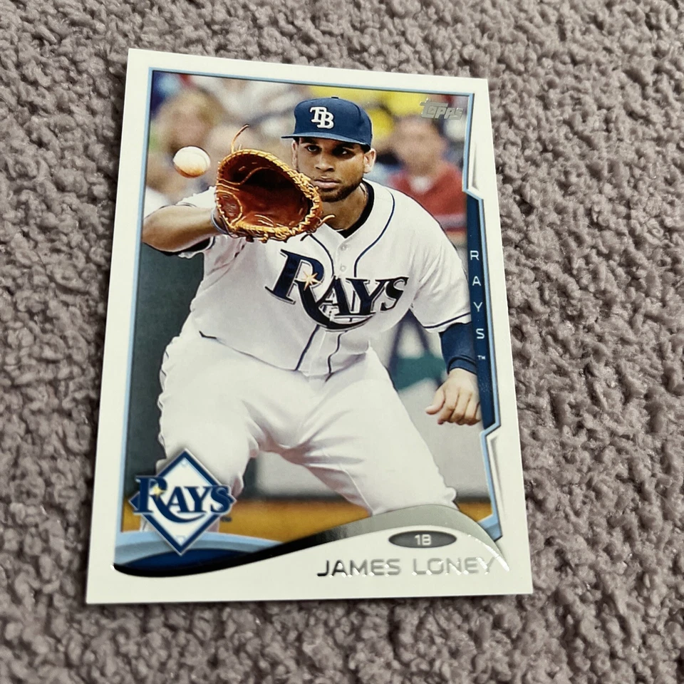 2014 Topps Series 1 #328 James Loney   Tampa Bay Rays Baseball Card - Image 1 of 1