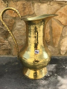 Amphore Messing Glänzend Schirmständer Haus Ausstattung Eingang Restaurant - Bild 1 von 4