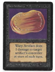 MTG Magic Karten 1x Warp Artifact Beta Moderate Play, Englisch - Bild 1 von 2