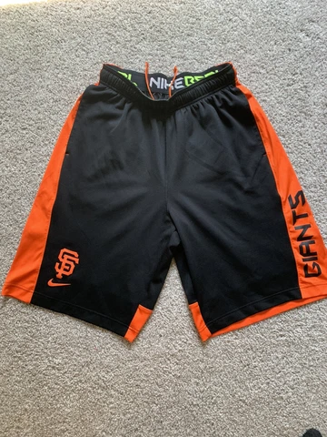 San Francisco Giants Shorts Mens Medium Nike Dri Fit Performance MLB Cover