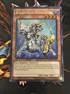 Atlantean Dragoons 1st Edition Secret Rare RA03-EN006 Yu-Gi-Oh! - Picture 1 of 2