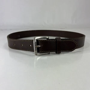 Old Navy Brown Genuine Italian Leather Belt - Made in USA - Youth/Kids Size 24 - Picture 1 of 7