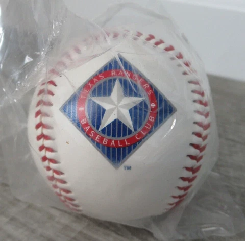 Texas Rangers Vtg Rawlings Baseball 1997 A.L. Souvenir Logo Ball Vinyl Cover Cover