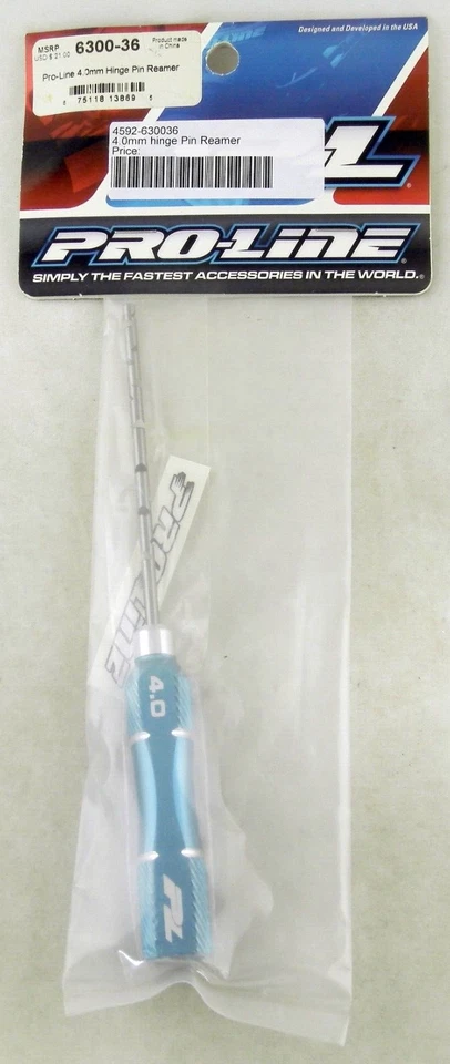 Pro-Line 4.0mm Hinge Pin Reamer - Pro-Line #6300-36 - Image 1 of 2