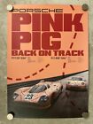 Porsche 917 'Pink Pig' & 911 RSR Showroom Advertising Poster Print RARE!! L@@K