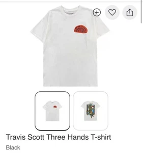 Travis Scott Three Hands T-shirt Black Sz Large Brand New - Picture 1 of 7