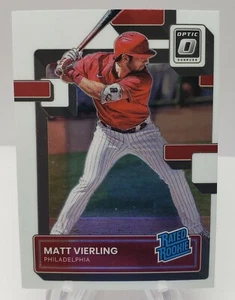 Matt Vierling 2022 Donruss Optic Rated Rookie Base #85 Phillies RC - Bild 1 von 2