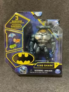 DC Comics KING SHARK Batman Spin Master Metallic 4" Action Figure - Brand New! - Picture 1 of 3
