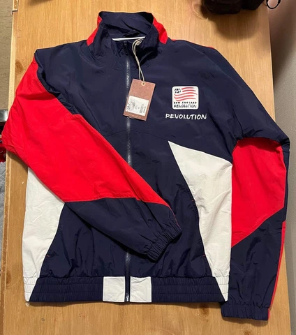 New England Revolution Soccer Mitchell & Ness Since '96 Full-Zip Track Jacket S Cover