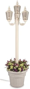 Patio Living Concepts 00431 Cambridge Four Lantern Planter, Park Style-White - Picture 1 of 5