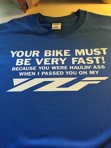 T-Shirt Must Be Fast YZF 16 15 14 13 12 11 10 09 08 Yamaha R1 R6 600 750 1000 - Bild 1 von 16