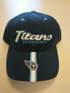 NEW NFL TENNESSEE TITANS EMBROIDERED ADJUSTABLE TEAM CAP HAT - Picture 1 of 3