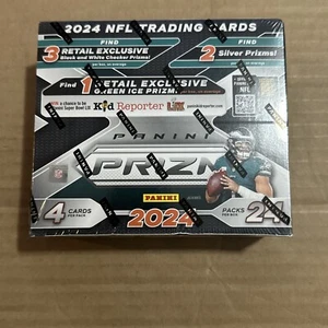 2024 Panini Prizm NFL Football Factory Scatola sigillata al dettaglio 24 confezioni Checker Prizms - Foto 1 di 3