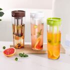 Transparent Plastic Water Carafe for Iced Cold Brew and Flavored Drinks